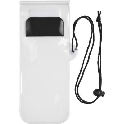 Image of Plastic water-resistant protective pouch for mobile devices