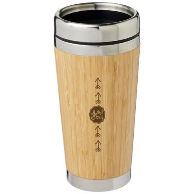 Image of Bambus 450 ml tumbler with bamboo outer