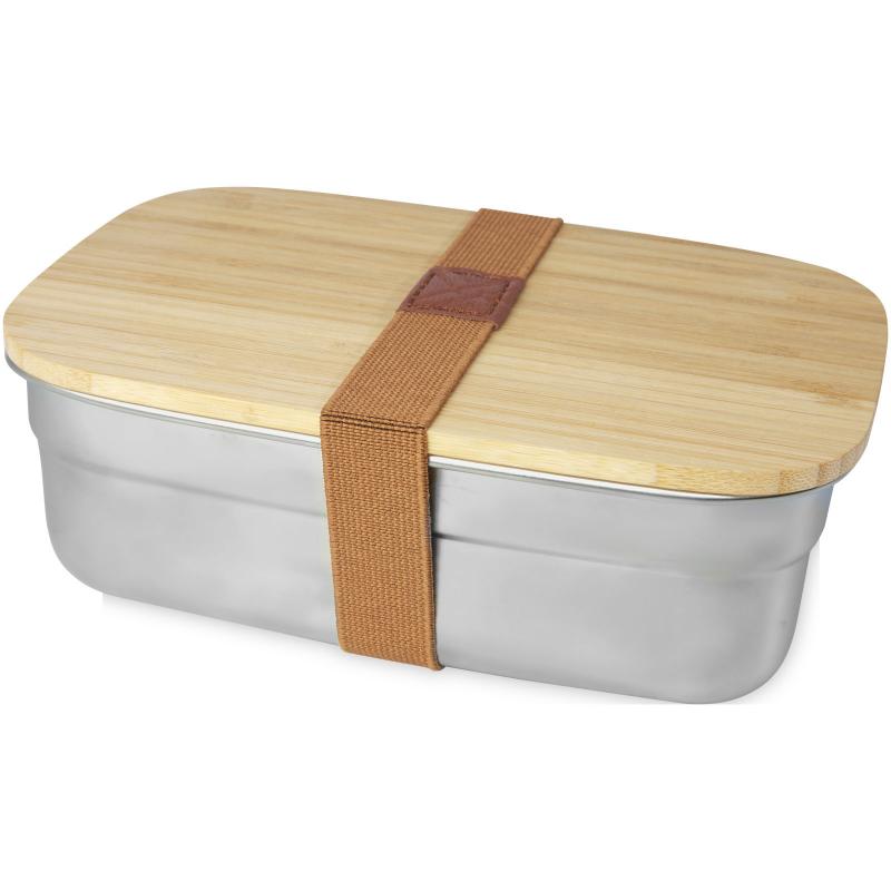 Roby glass lunch box with bamboo lid